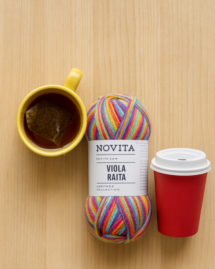 英国羊毛とフィンランド紡績が出会った毛糸 ノヴィータ ヴィオラ ライタ