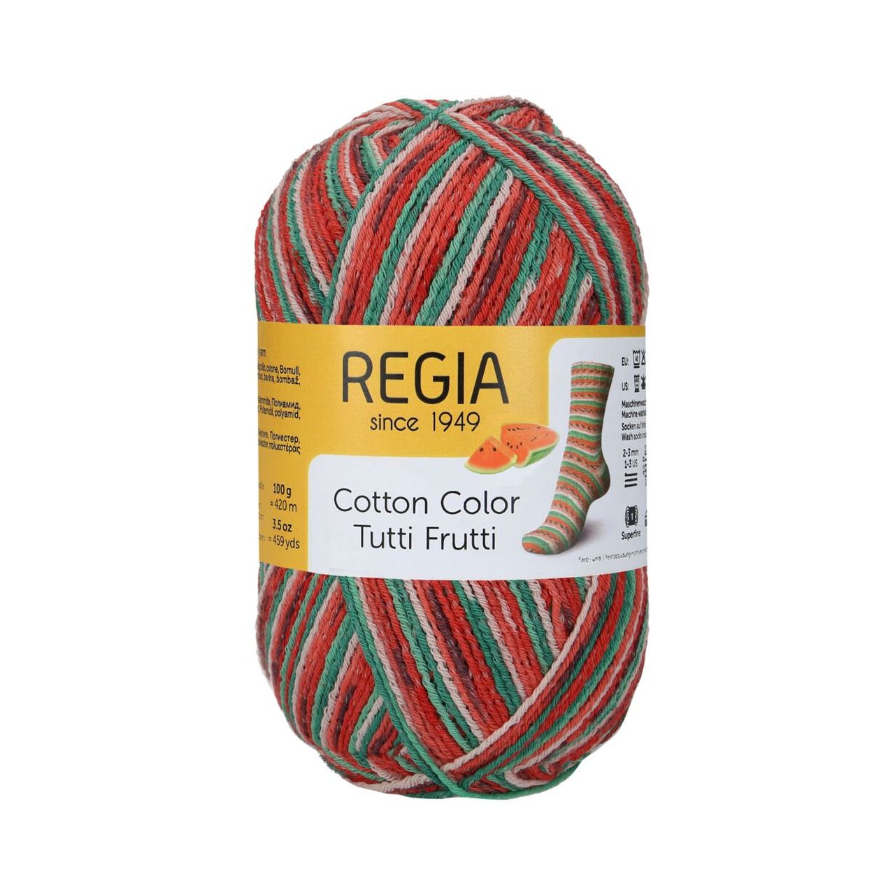 REGIA:レギア コットンカラー トゥッティフルッティ