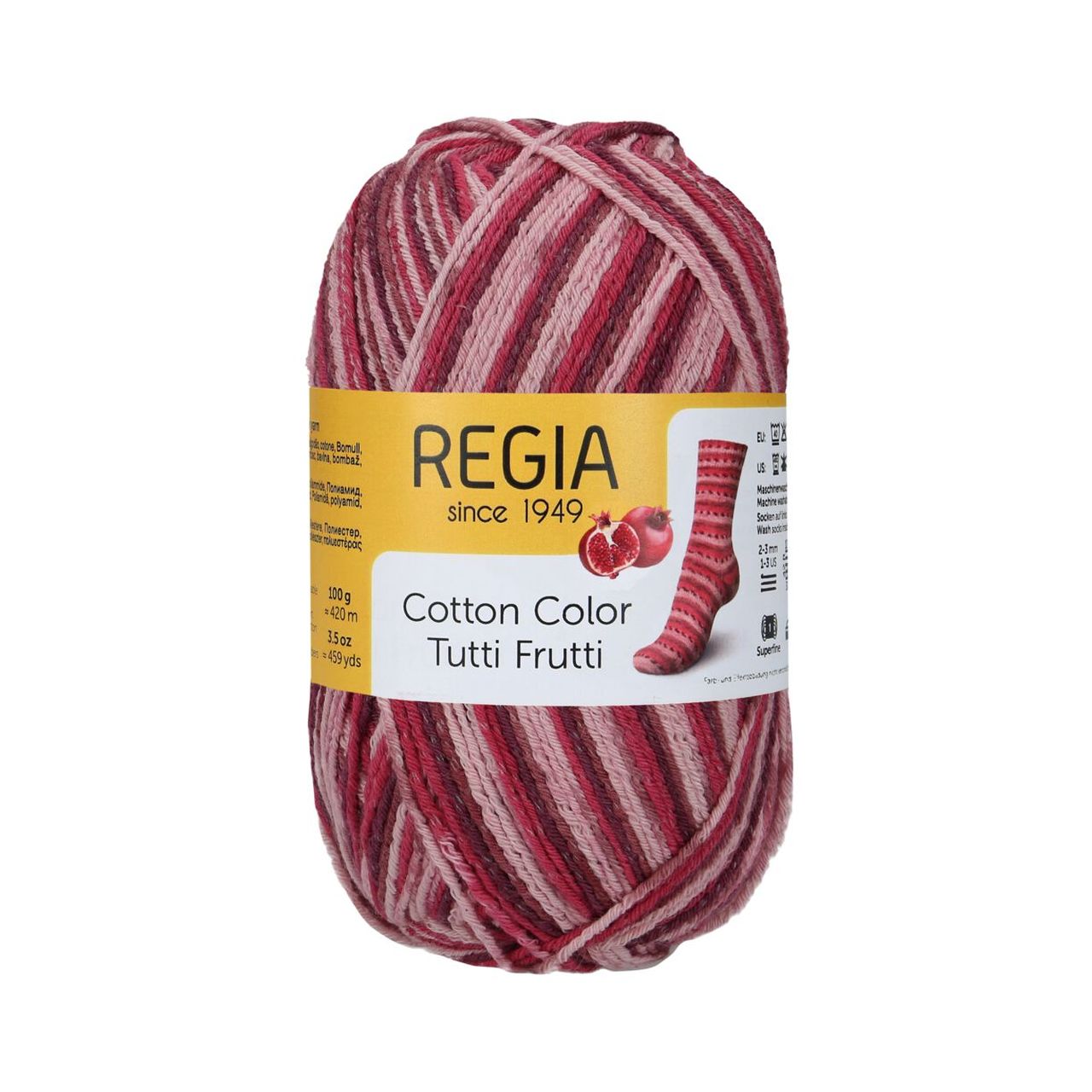 REGIA:レギア コットンカラー トゥッティフルッティ