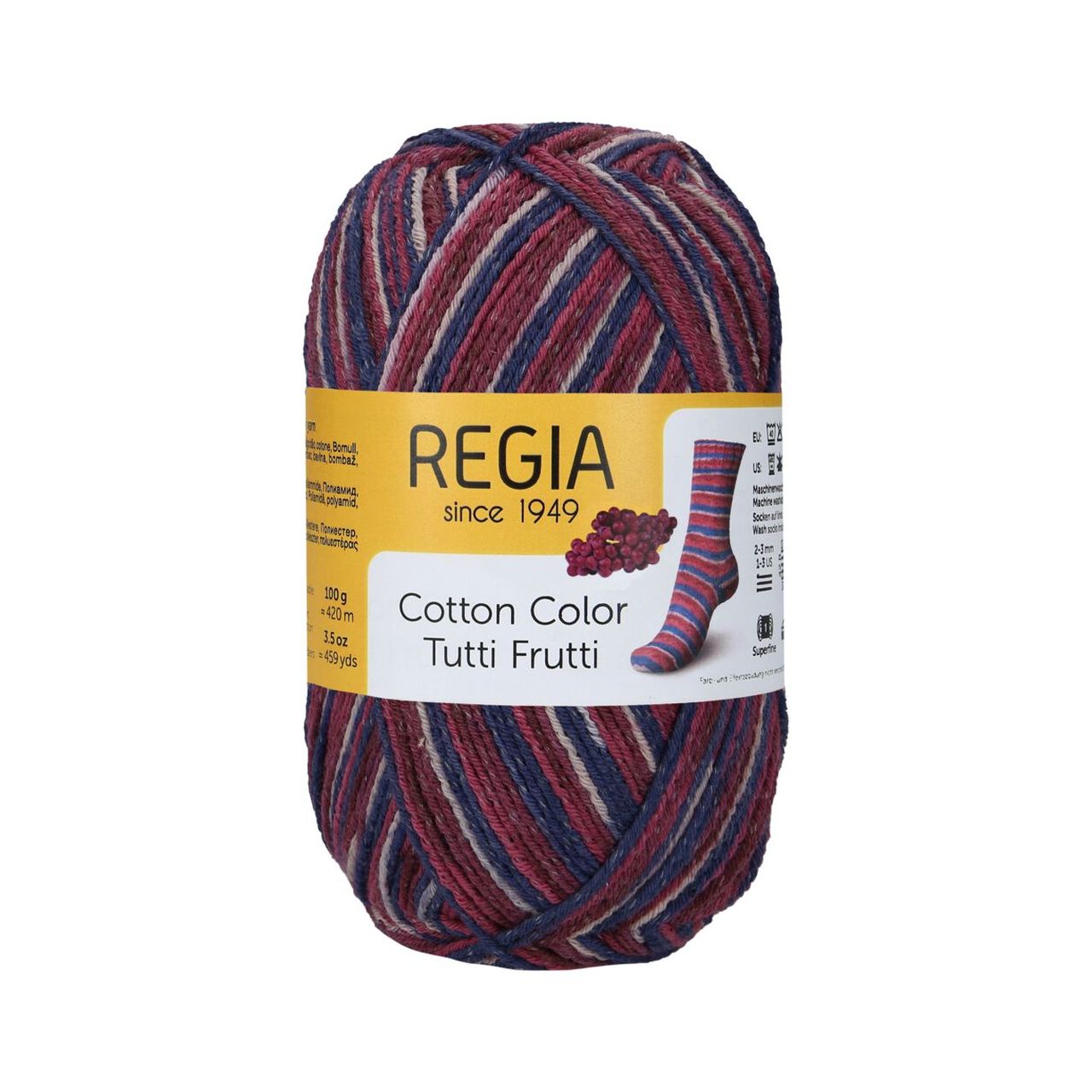 REGIA:レギア コットンカラー トゥッティフルッティ