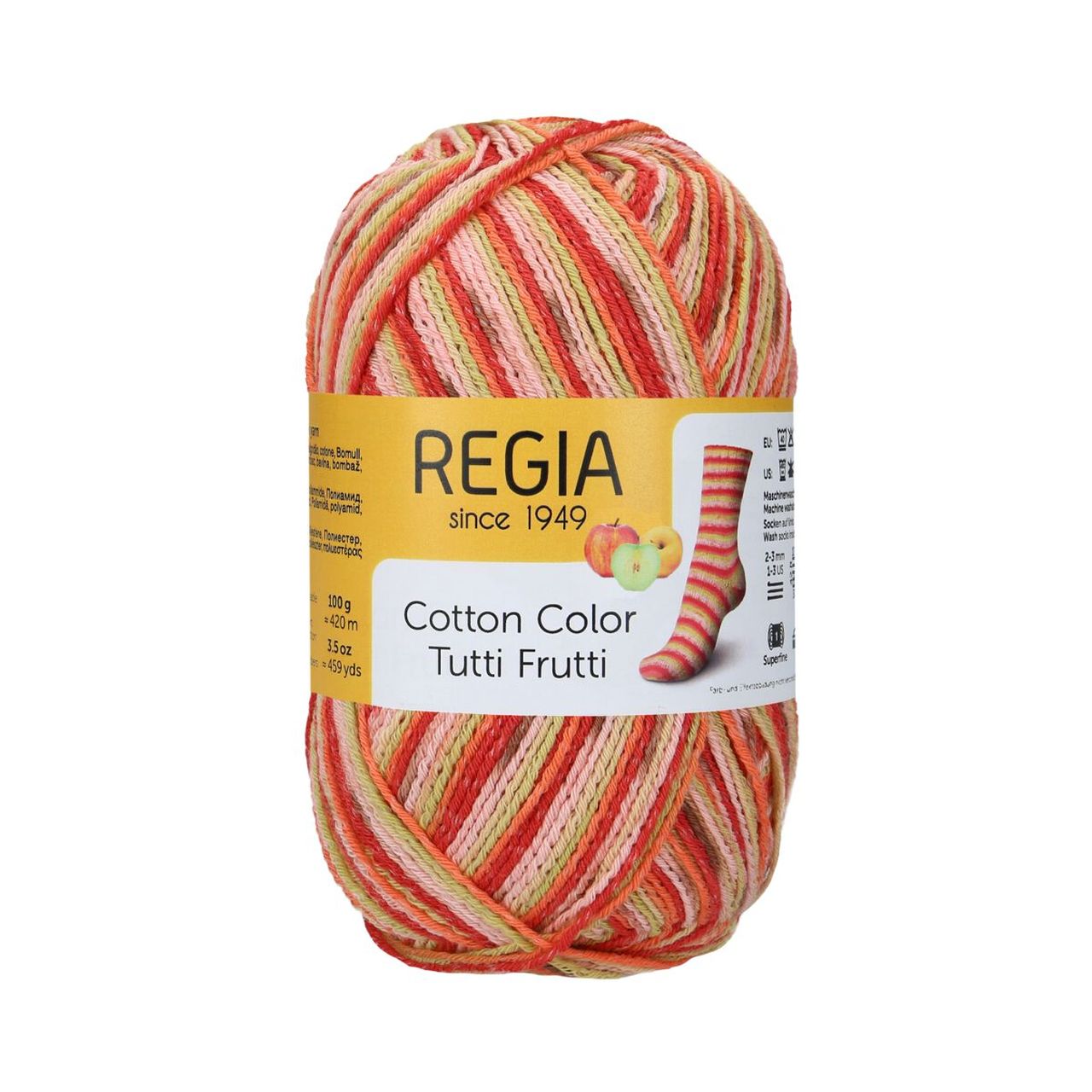REGIA:レギア コットンカラー トゥッティフルッティ