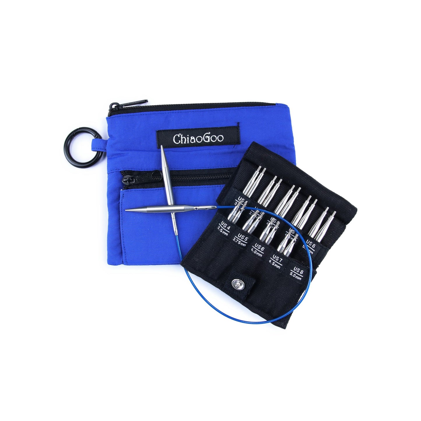 ChiaoGoo:チャオグー 付け替え針【スモール】輪針セット ソックス編み用 3.50mm-5.00mm