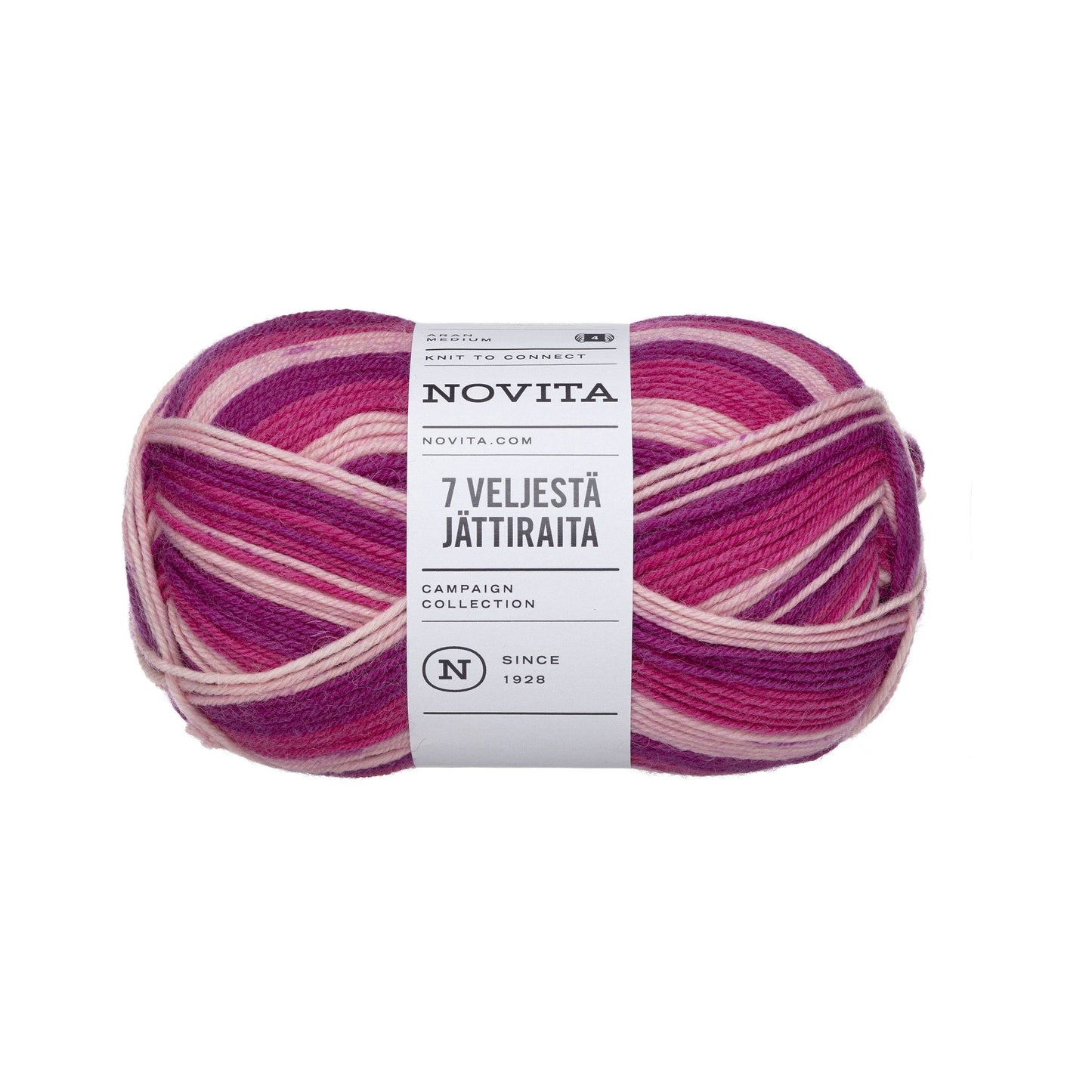 美しいストライプが映える北欧のソックヤーン (編み図プレゼント中)|セブンブラザーズ ヤッティライタ|NOVITA:ノヴィータ