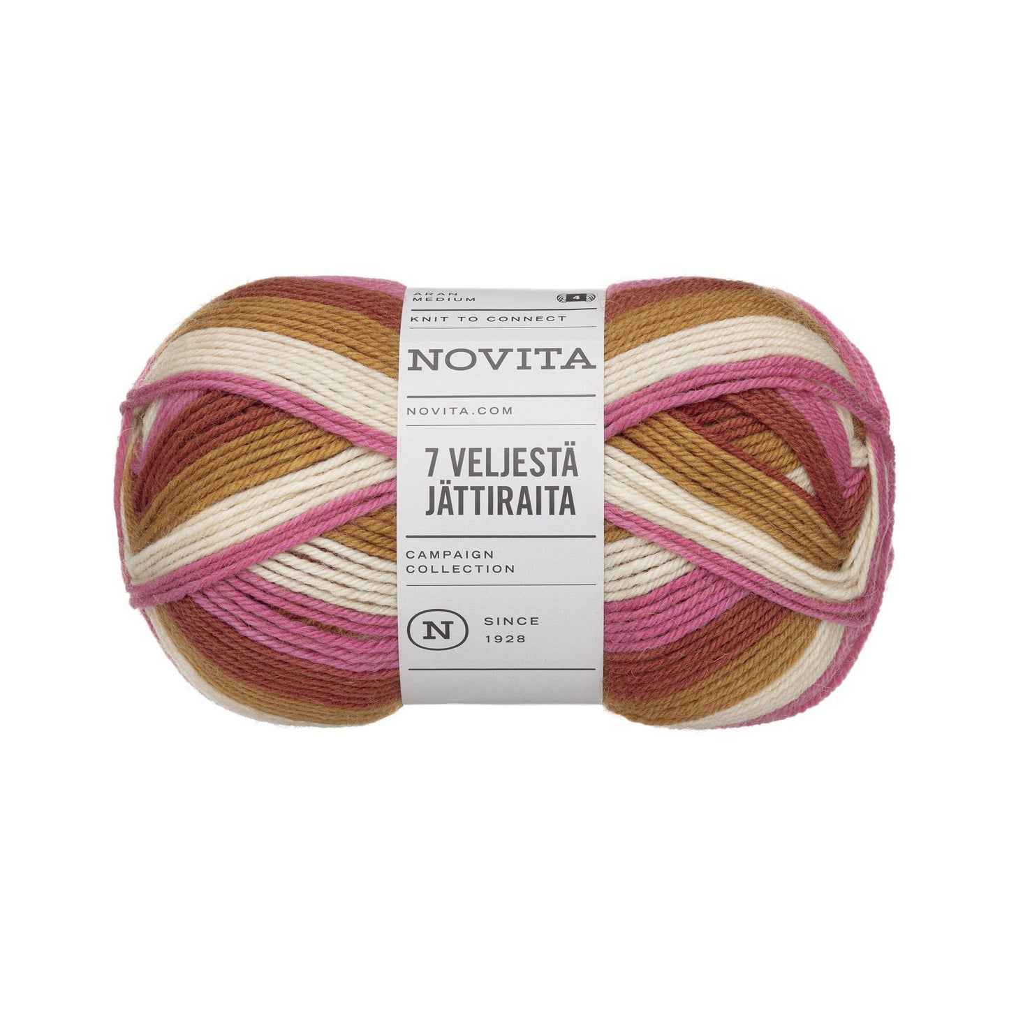 美しいストライプが映える北欧のソックヤーン (編み図プレゼント中)|セブンブラザーズ ヤッティライタ|NOVITA:ノヴィータ