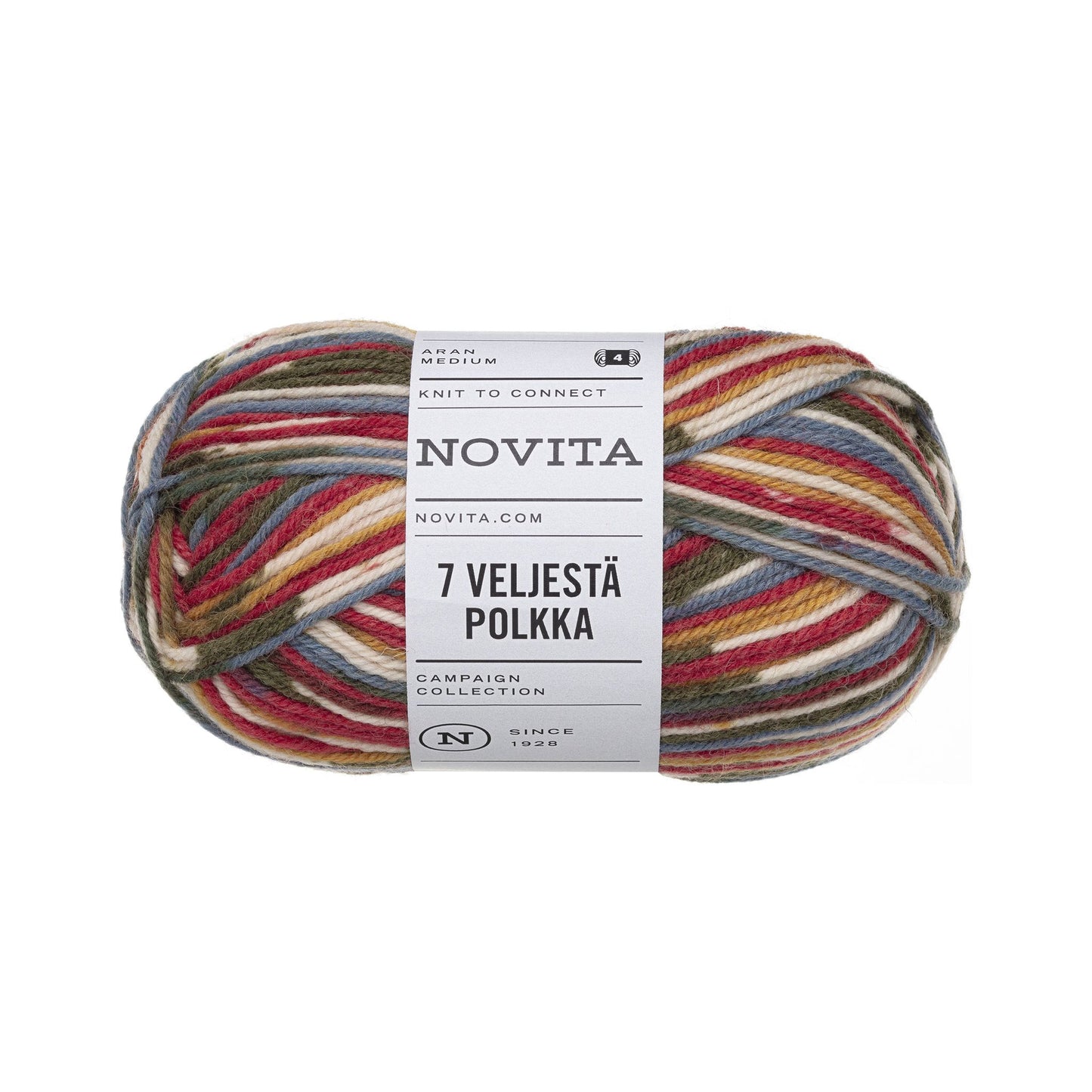 色が踊る、フィンランドの靴下毛糸|セブンブラザーズ ポルカ|Novita:ノヴィータ