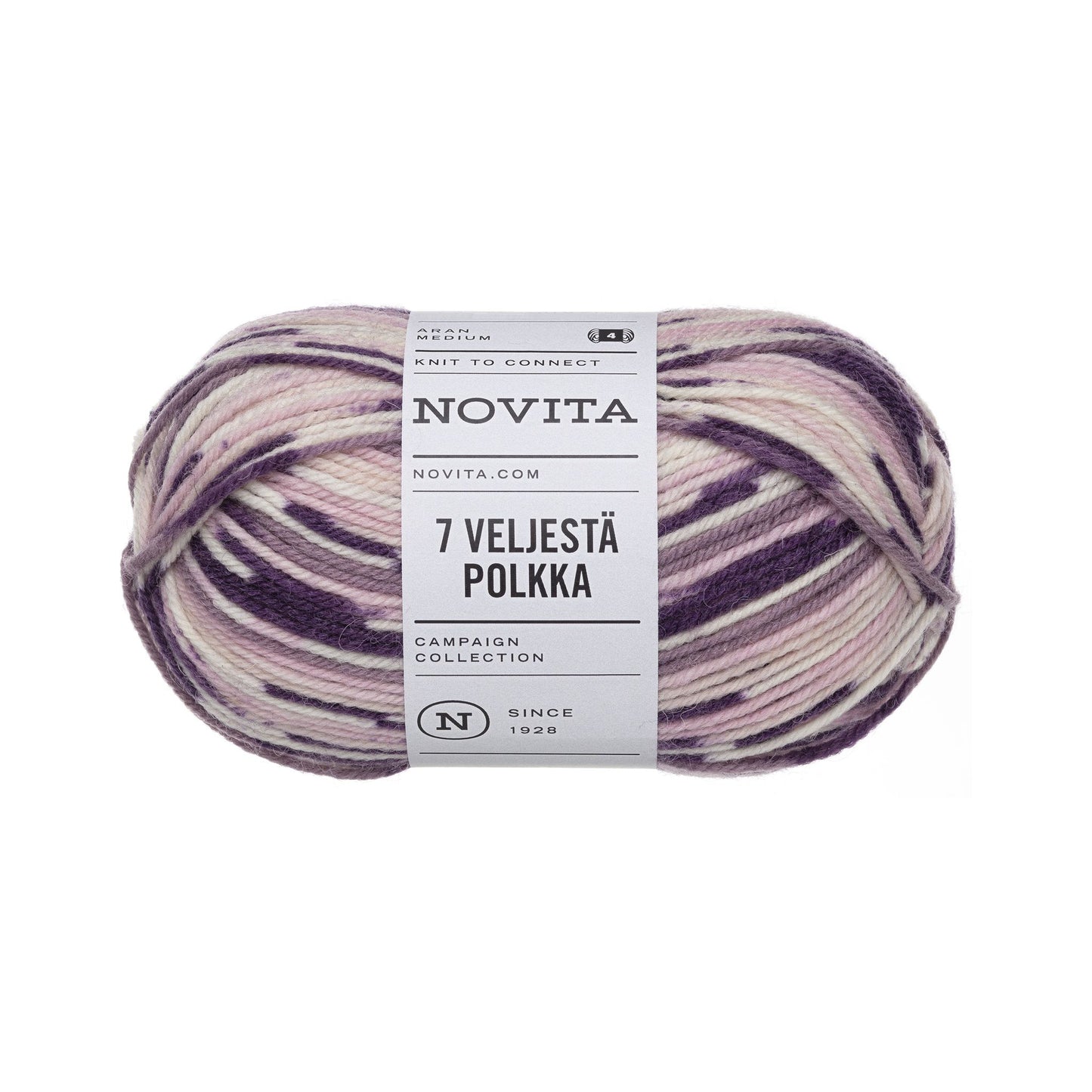 色が踊る、フィンランドの靴下毛糸|セブンブラザーズ ポルカ|Novita:ノヴィータ