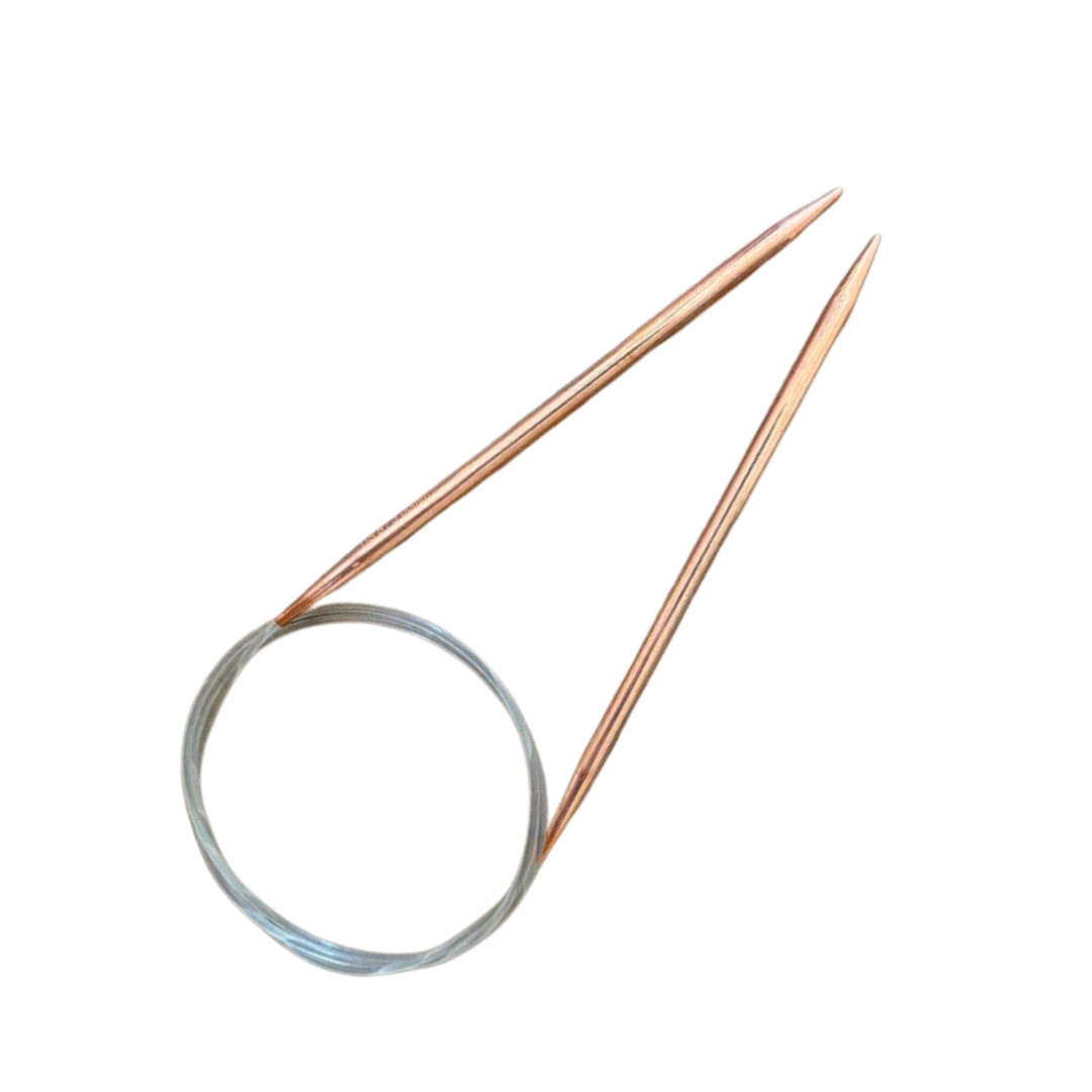 編むほどに育ち、愛着が宿る銅の輪針|サイプラ 120cm~150cm|LYKKE:リッケ