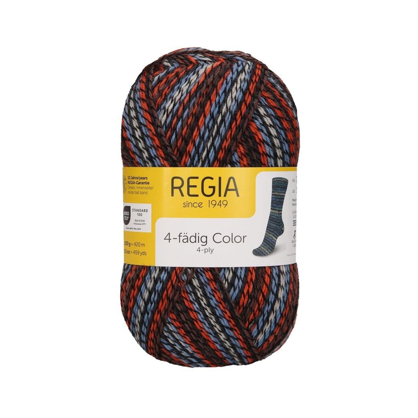REGIA:レギア 4本撚りソックヤーン オールタイムクラシックス カラー