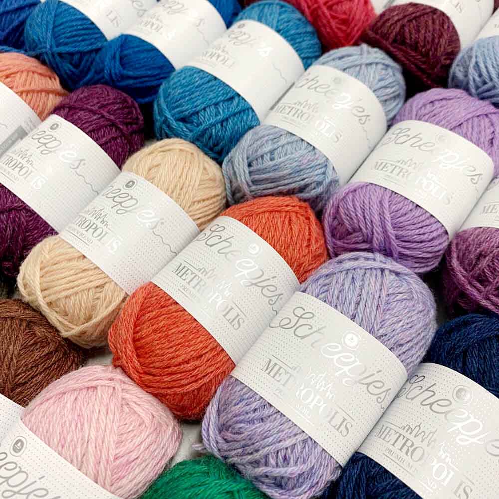 全80色の世界を旅する毛糸パック|メトロポリス カラーパック 10g x 全80色|Scheepjes:シェイプイェス