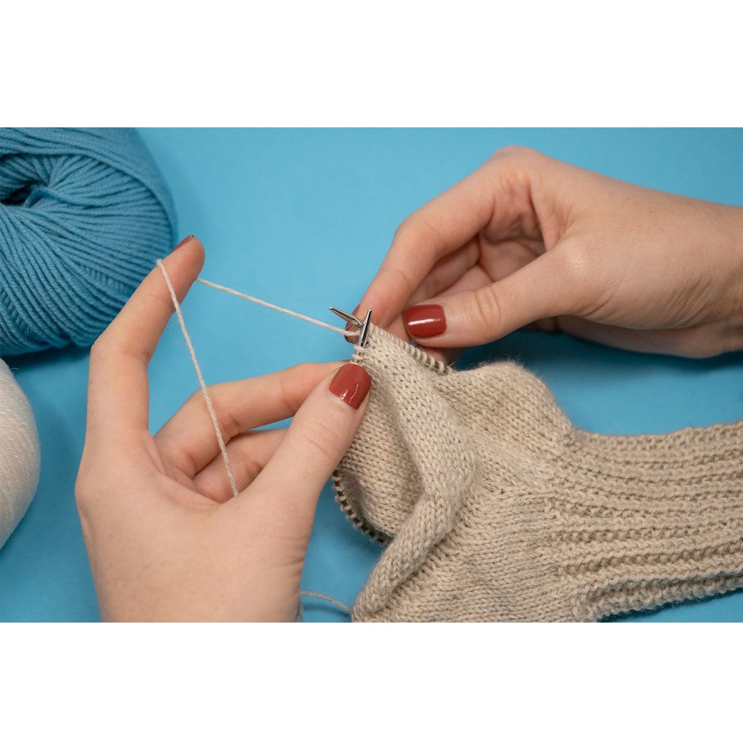 小さな円編みが楽になるミニ輪針|ソックワンダー レース 25cm|addi:アディ