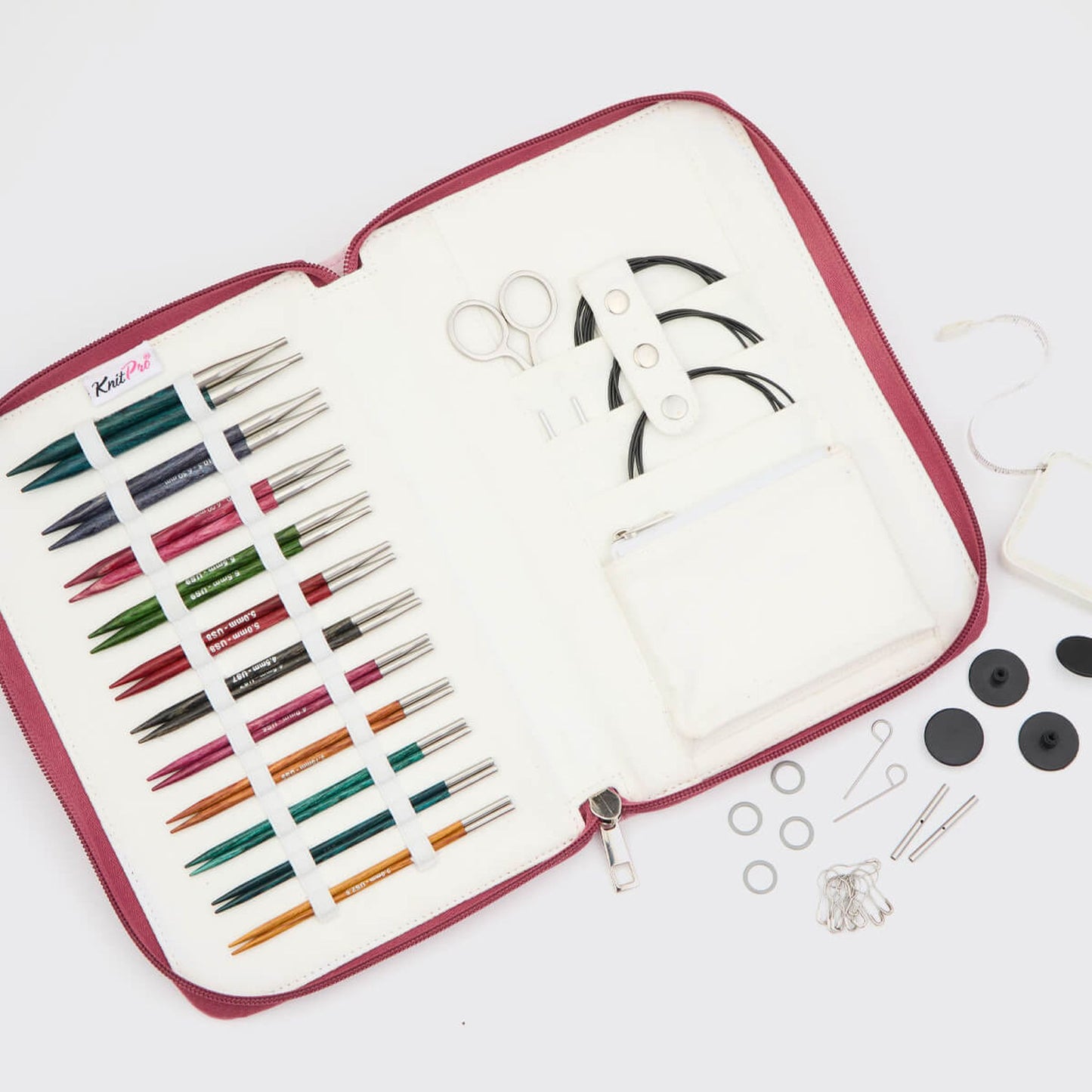 Knit Pro:ニットプロ 付け替え針セット ドリームズ (ロング針 x 11サイズ)【リーガル】