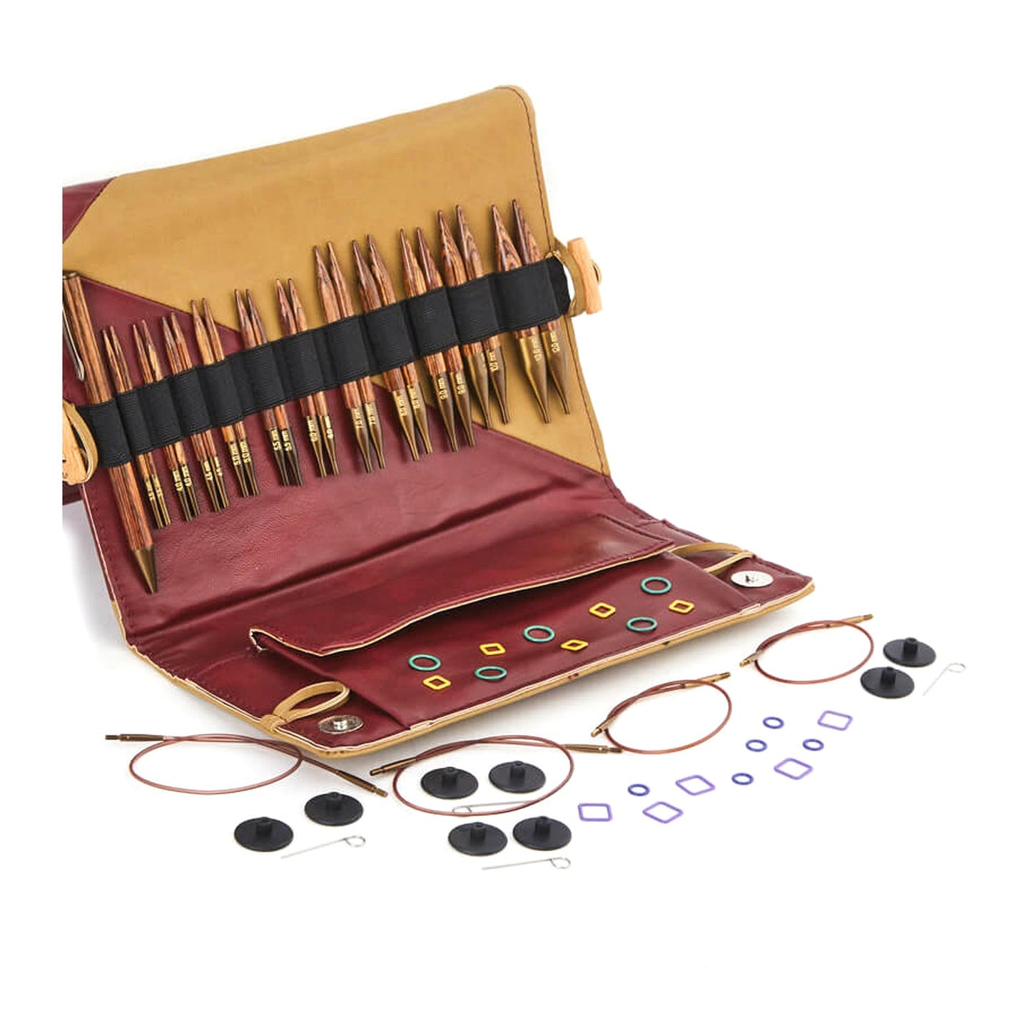 KnitPro:ニットプロ 付け替え針セット ジンジャー (ショート針 x 11サイズ)【リーガル】