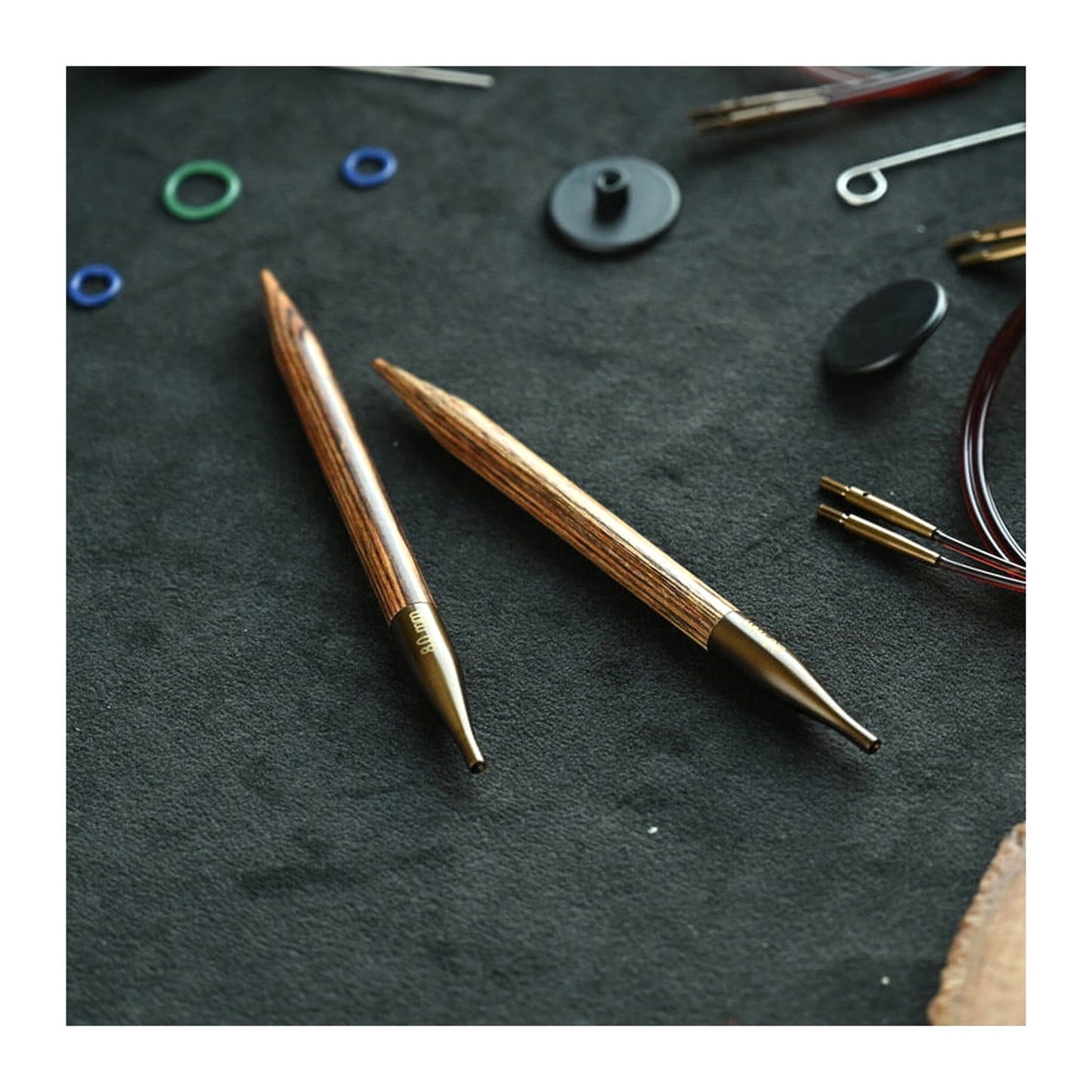 Knit Pro:ニットプロ 付け替え針 ジンジャー輪針 ショート/ロング 3.00mm-15.00mm