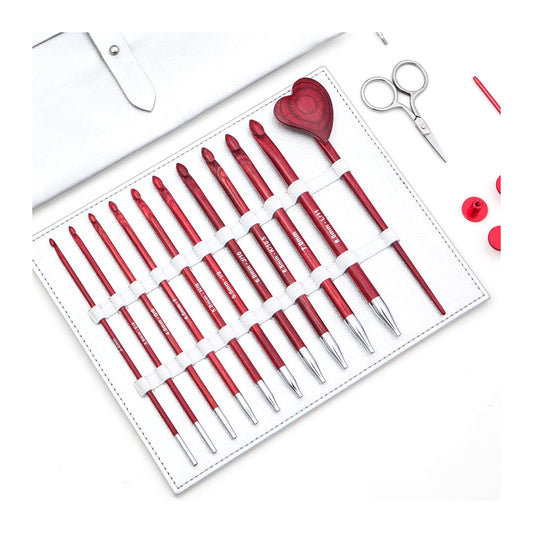 KnitPro:ニットプロ チュニジアンかぎ針セット アモーレ 10サイズ【限定生産品】