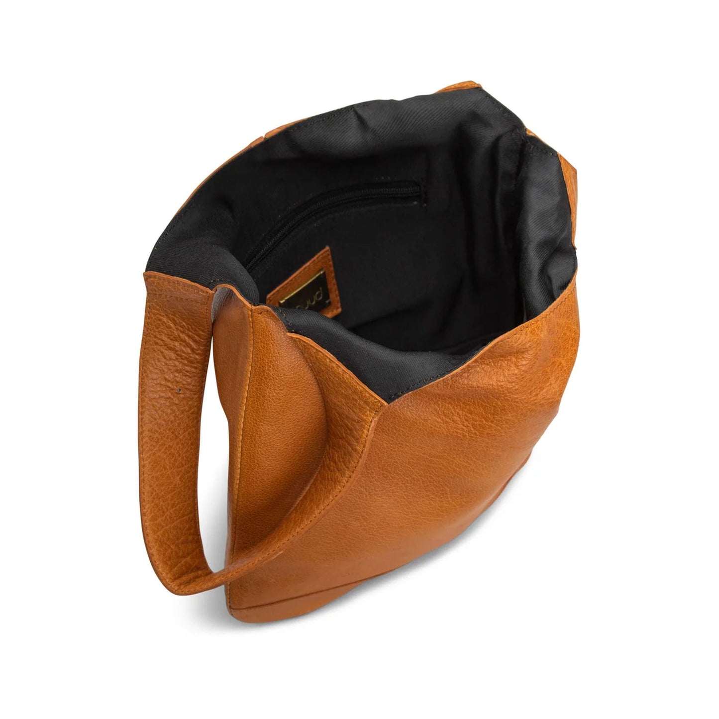 洗練と機能を纏うレザーノットバッグ|ジャナ|muud:ムー