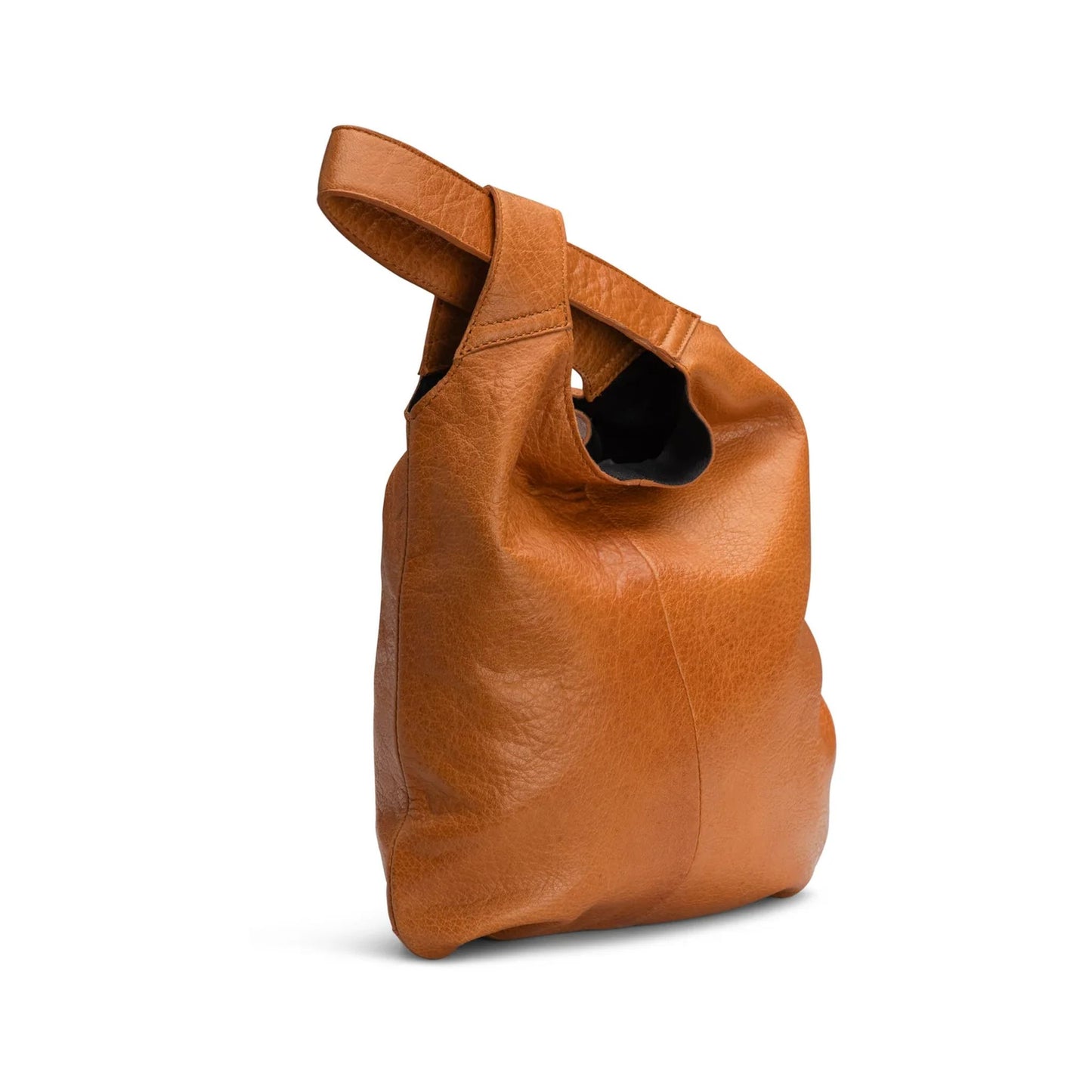 洗練と機能を纏うレザーノットバッグ|ジャナ|muud:ムー