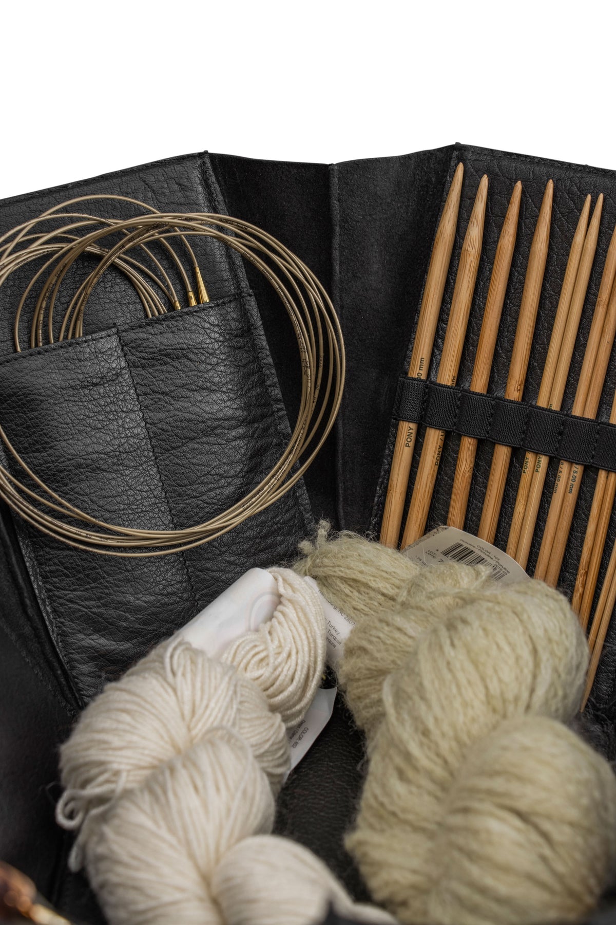 手作りレザーの大きな六角ボックス|エヴィータ XL|muud:ムー