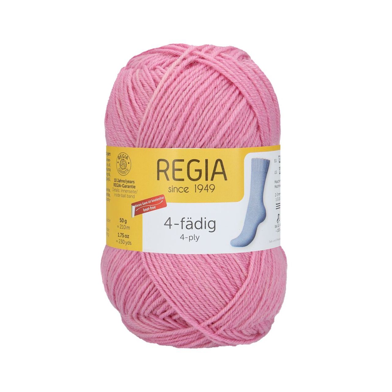 REGIA:レギア 4本撚りソックヤーン ユニ/単色 50g