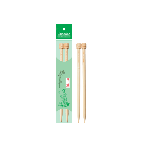 ChiaoGoo:チャオグー 棒針 竹/木製 ナチュラル 23-30cm