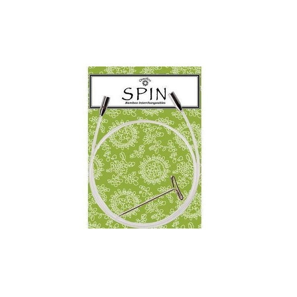 ChiaoGoo:チャオグー 付け替え針【スモール】回転するスピンケーブル【透明ナイロン】20cm-125cm