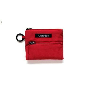 ChiaoGoo:チャオグー ポケットポーチ 12cm x 9.5cm レッド