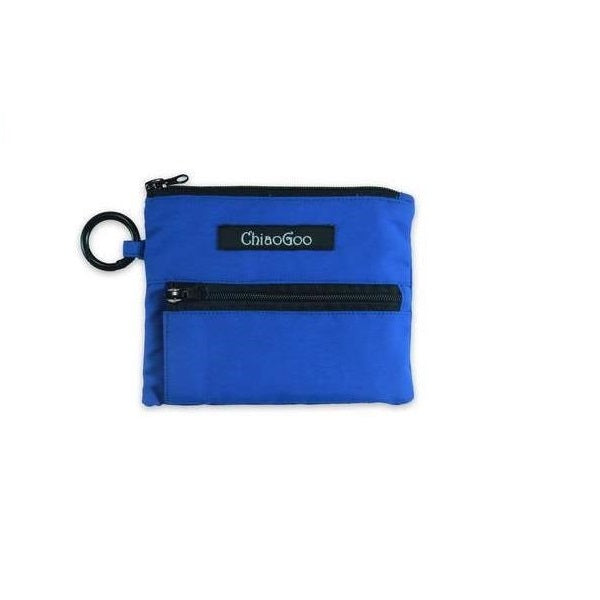 ChiaoGoo:チャオグー ポケットポーチ 12cm x 9.5cm ブルー