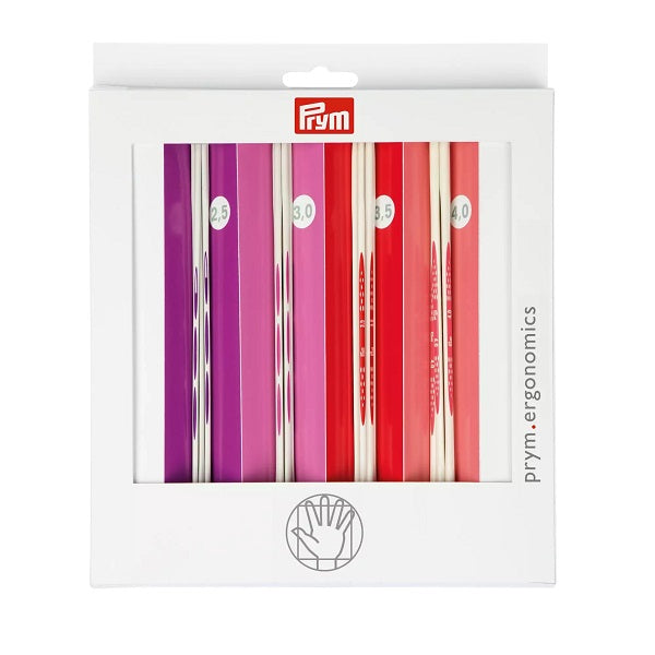 Prym:プリム 5本針 エルゴノミック 20cm 4組セット ≪スペシャルカラー≫ 20cm 2.50/3.00/3.50/4.00mm