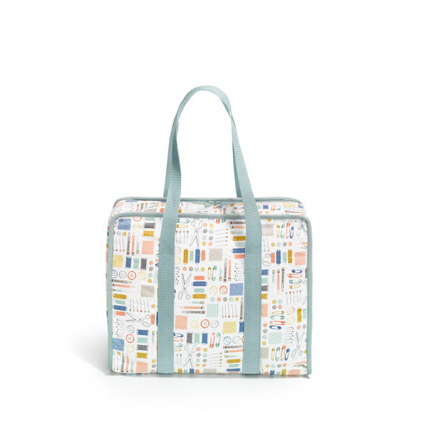 Prym:プリム らくらく移動できるモバイル編み物バッグ 34 x 26 x 9.5cm