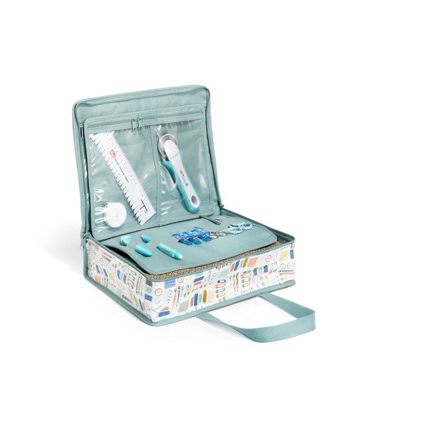 Prym:プリム らくらく移動できるモバイル編み物バッグ 34 x 26 x 9.5cm