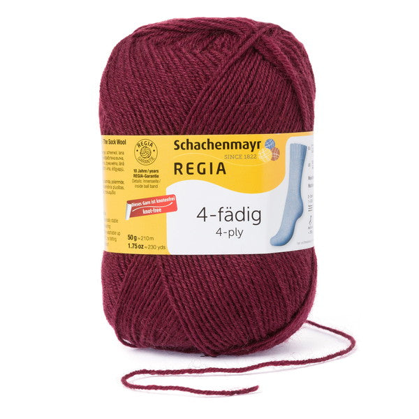 REGIA:レギア 4本撚りソックヤーン ユニ/単色 50g