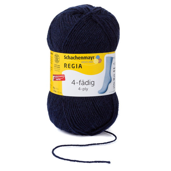 REGIA:レギア 4本撚りソックヤーン ユニ/単色 50g