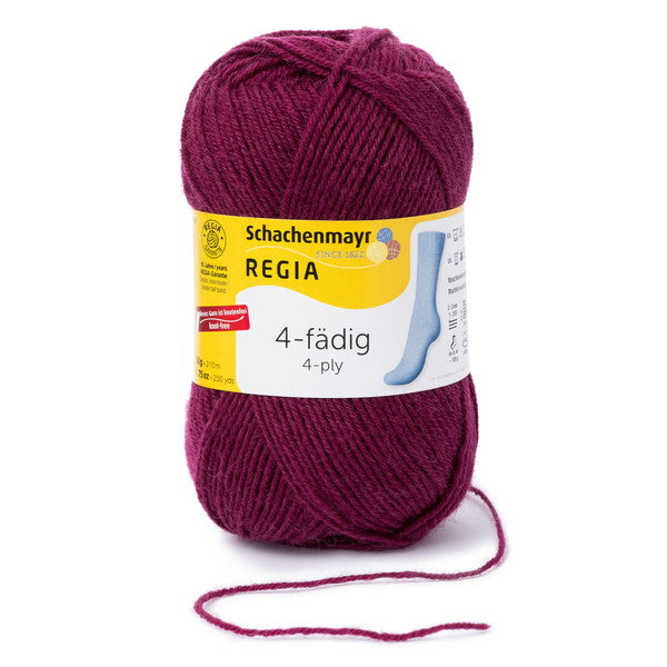 REGIA:レギア 4本撚りソックヤーン ユニ/単色 50g