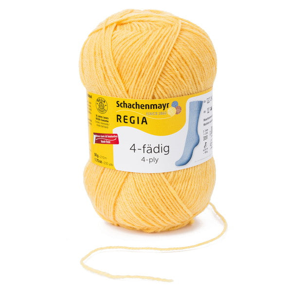 REGIA:レギア 4本撚りソックヤーン ユニ/単色 50g