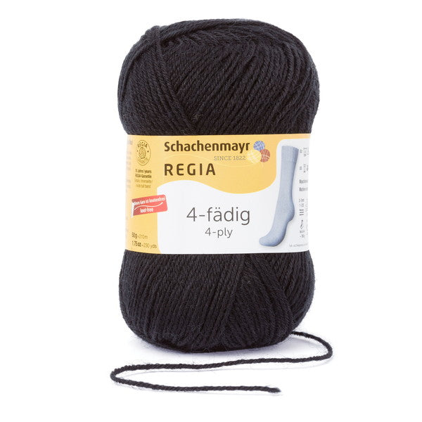 REGIA:レギア 4本撚りソックヤーン ユニ/単色 50g