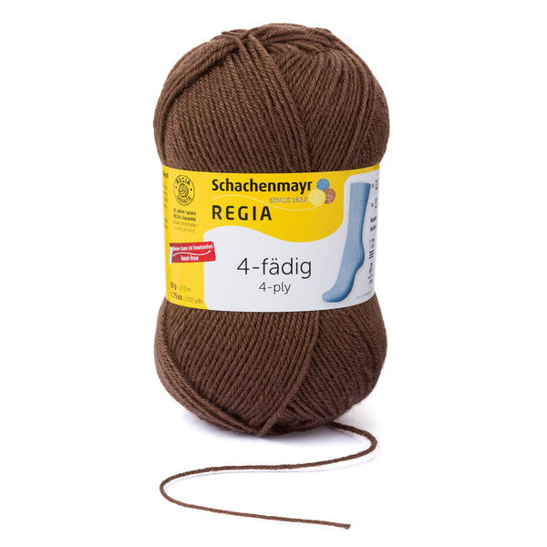 REGIA:レギア 4本撚りソックヤーン ユニ/単色 50g