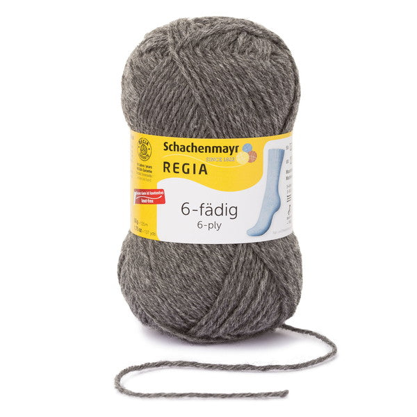REGIA:レギア 6本撚りソックヤーン ユニ/単色 50g