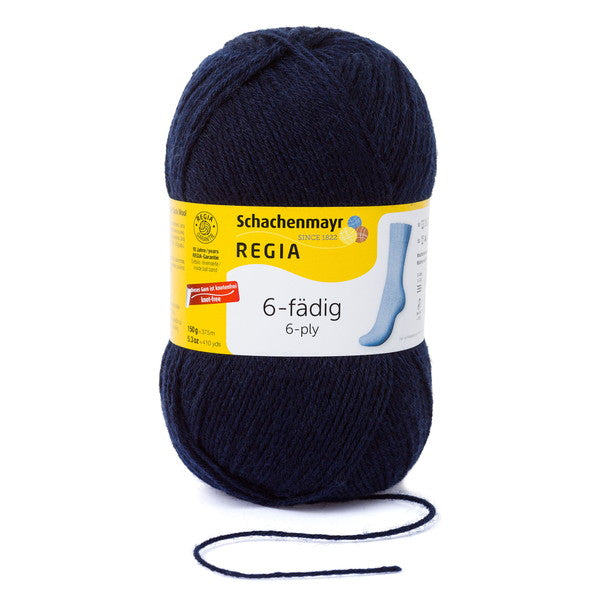 REGIA:レギア 6本撚りソックヤーン ユニ/単色 150g