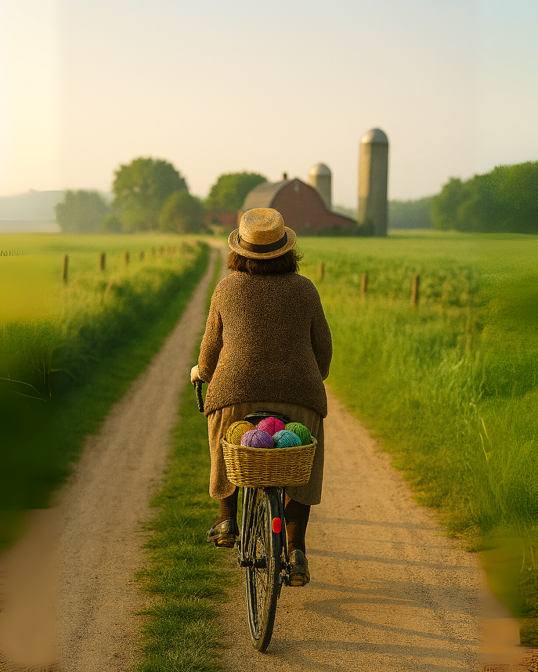夏の朝、編みたくなる糸があります