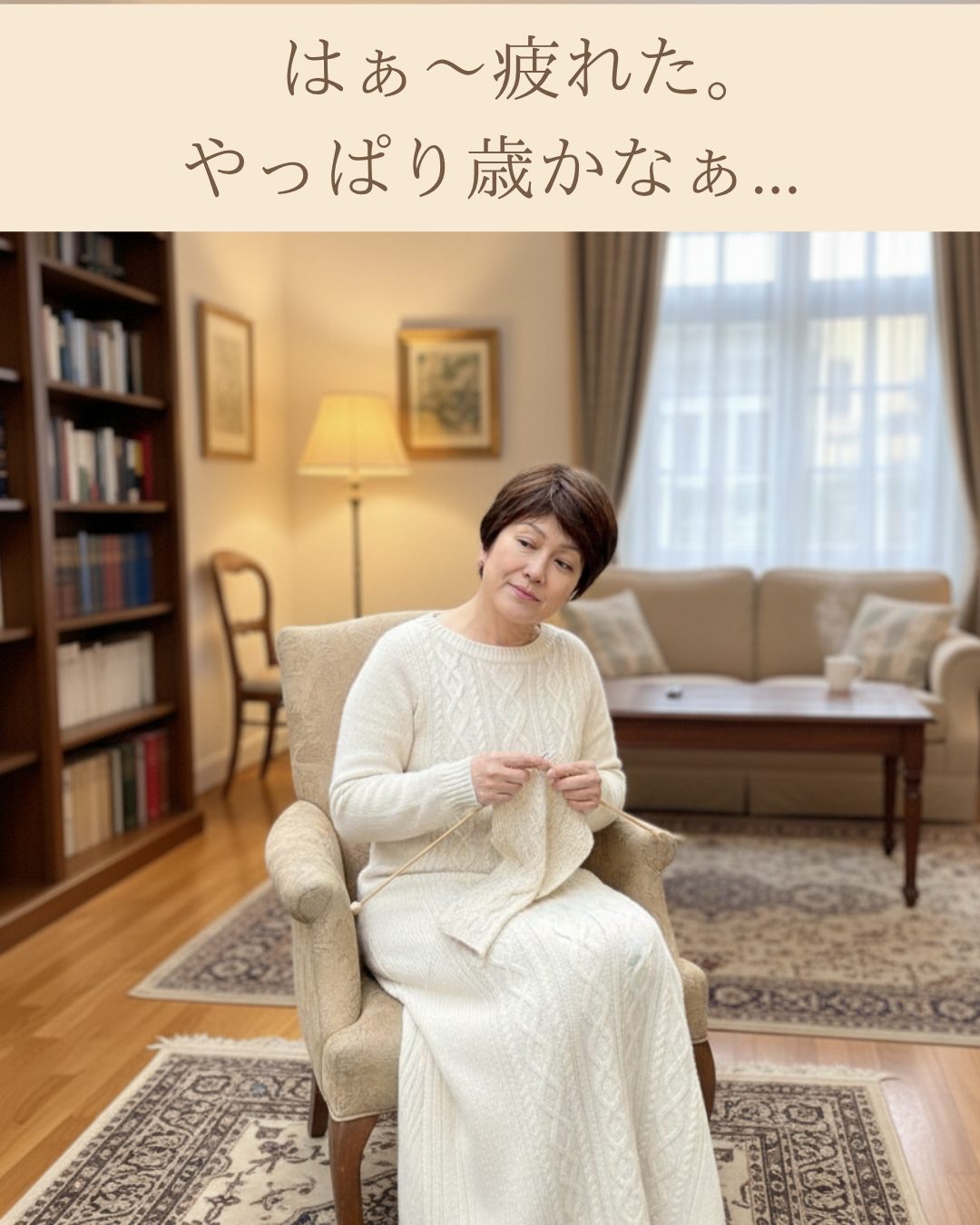 編み疲れの理由は、道具かもしれません