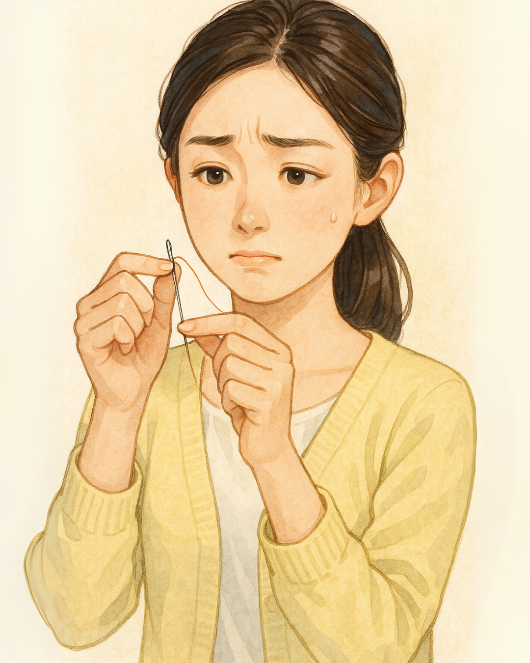 糸通しが楽しくなる、秘密の道具