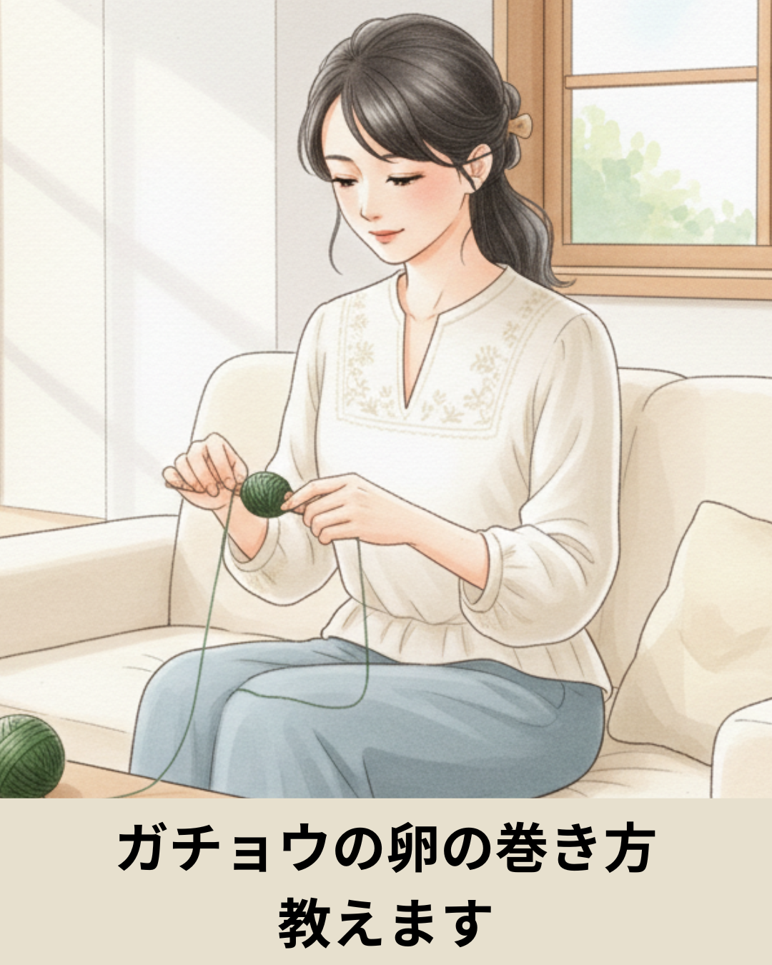 糸を巻く静かな時間を楽しむ朝の過ごし方