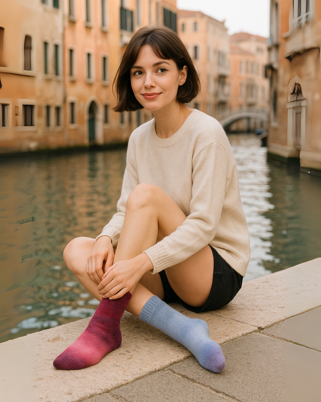 左右を揃えないソックヤーン、ウーリーハグズ