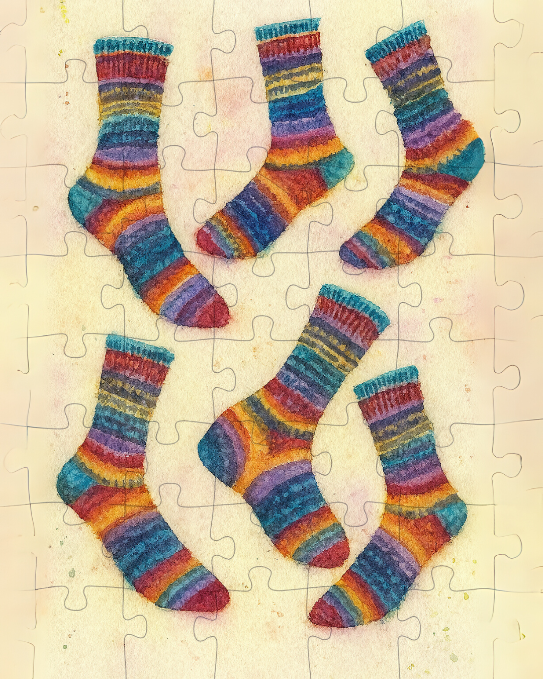 編むだけで色の遊びが広がる 新作ソックヤーン入荷