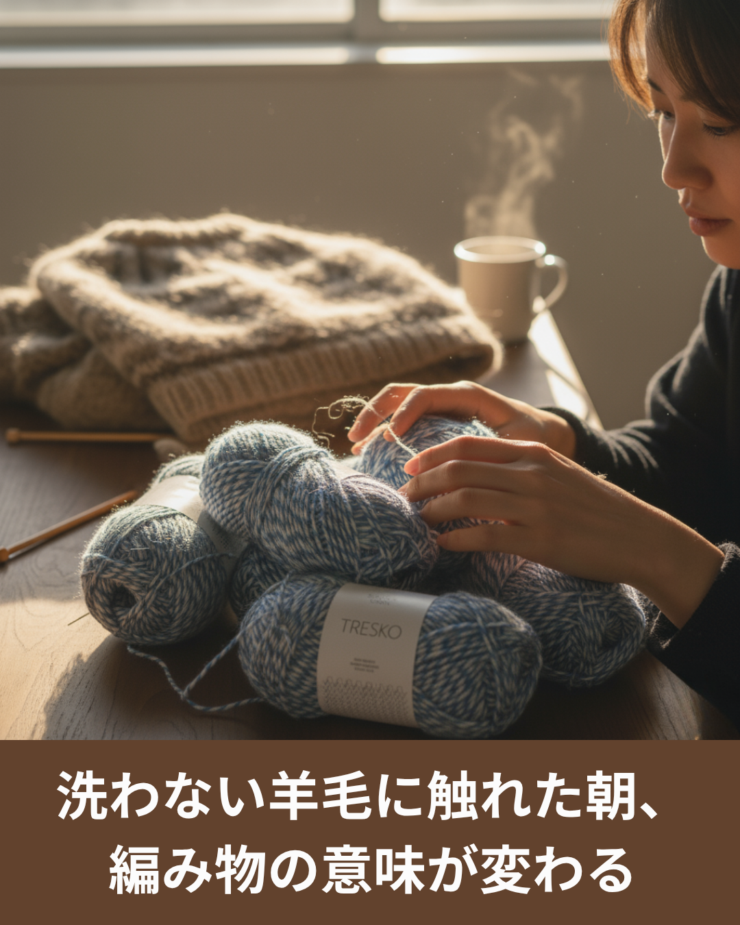 ウール本来の力を楽しむトレスコの魅力と冬の編み物の新しい視点
