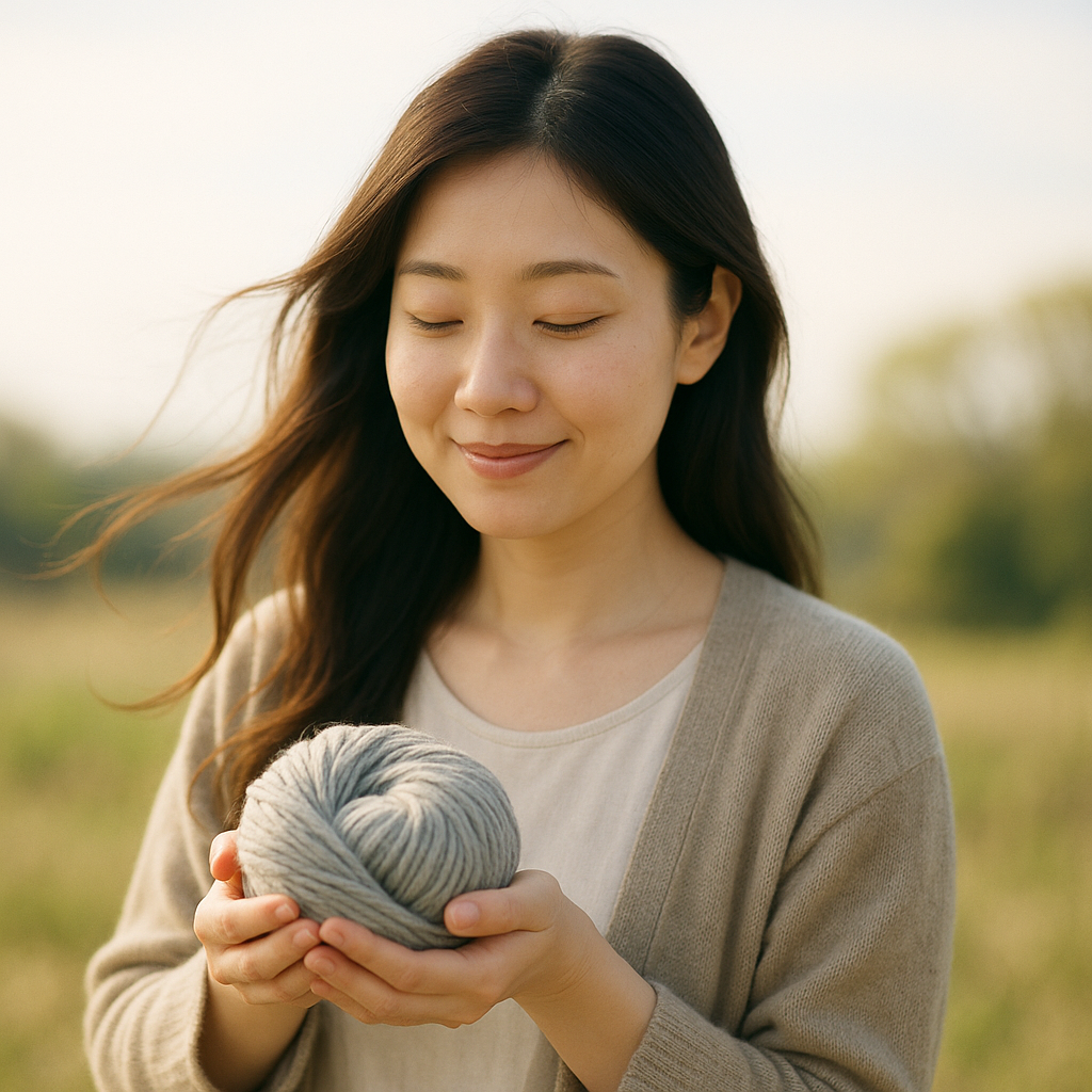撚らない毛糸が教えてくれる、編むことの本質