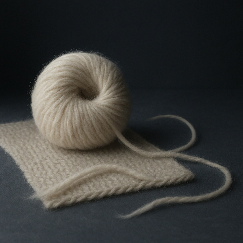 撚らない毛糸、シングルプライの静かな魅力