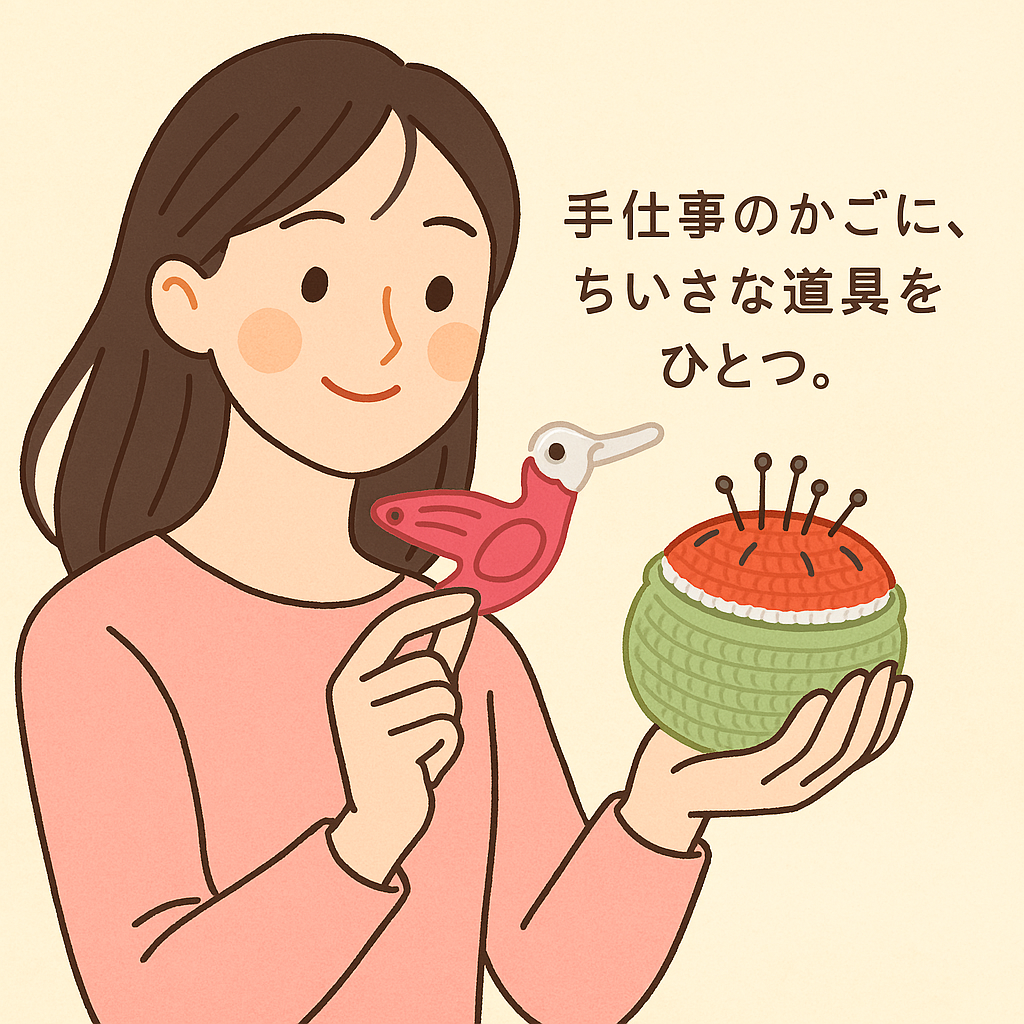 手仕事のかごに、ちいさな道具をひとつ