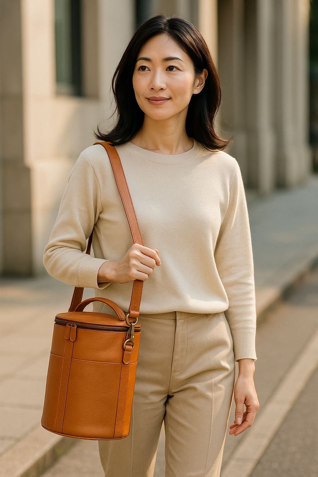 本革プロジェクトバッグで、編み物の時間をもっと自由に美しく