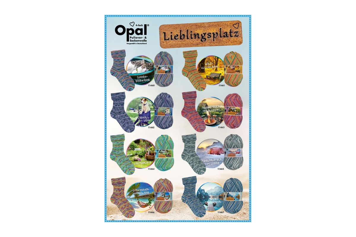 日本初公開！Opal「リープリングスプラッツ」新作ソックヤーンのご紹介