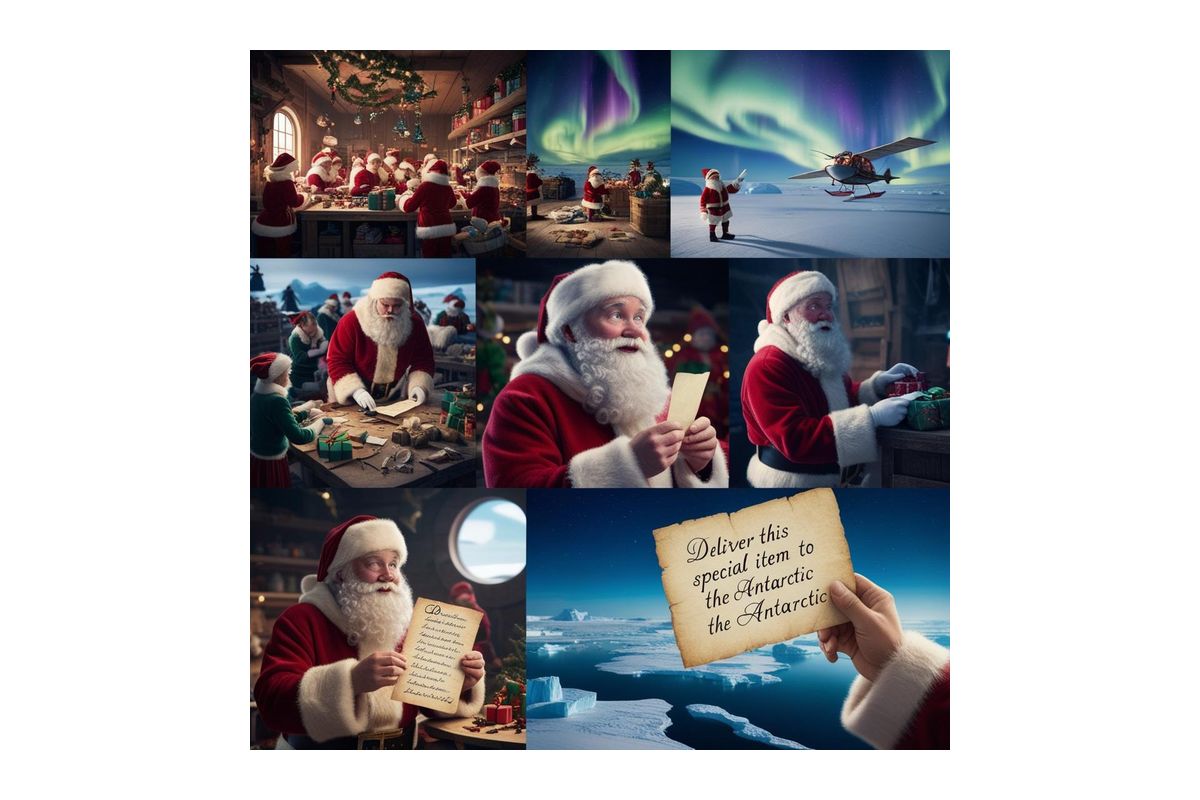 サンタクロースが南極に！？ペンギンたちとの不思議な冒険